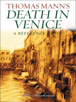 cover image of Thomas Mann's Death in Venice